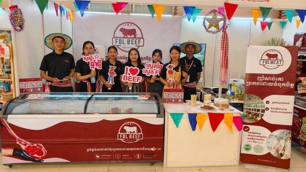The FBL Beef team at their exhibition booth